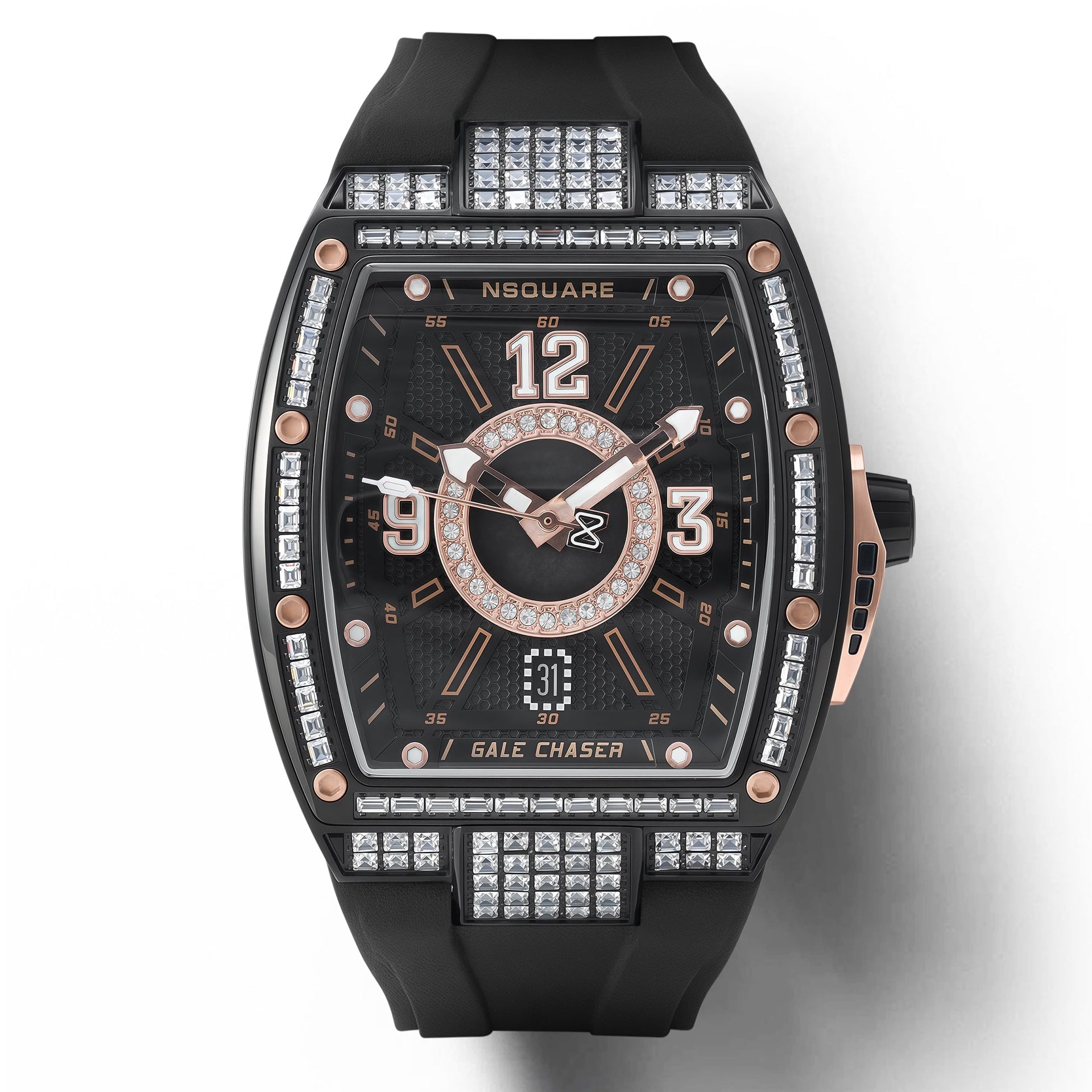 Nsquare Gale Chaser Automatic N47.4 Black Rose Gold – Watches.com