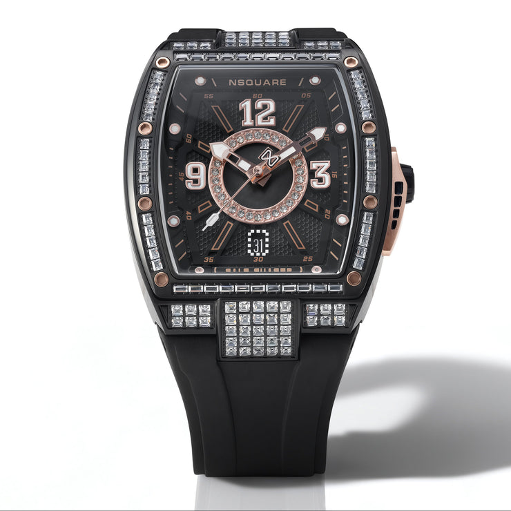 Nsquare Gale Chaser Automatic N47.4 Black Rose Gold