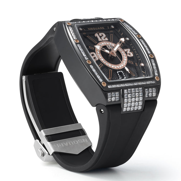 Nsquare Gale Chaser Automatic N47.4 Black Rose Gold