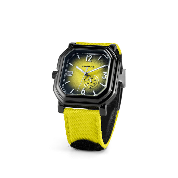 Nsquare Leap Automatic N67.1 Yellow angled shot picture