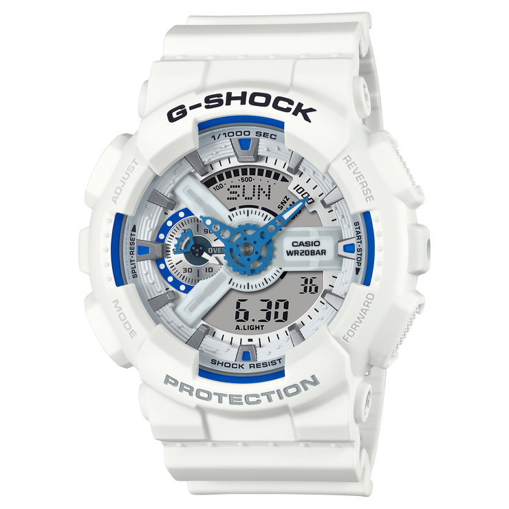 G-Shock GA110 Hidden Glow Ana-Digi White