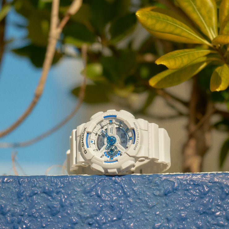G-Shock GA110 Hidden Glow Ana-Digi White