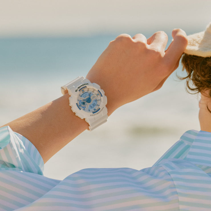 G-Shock GA110 Hidden Glow Ana-Digi White