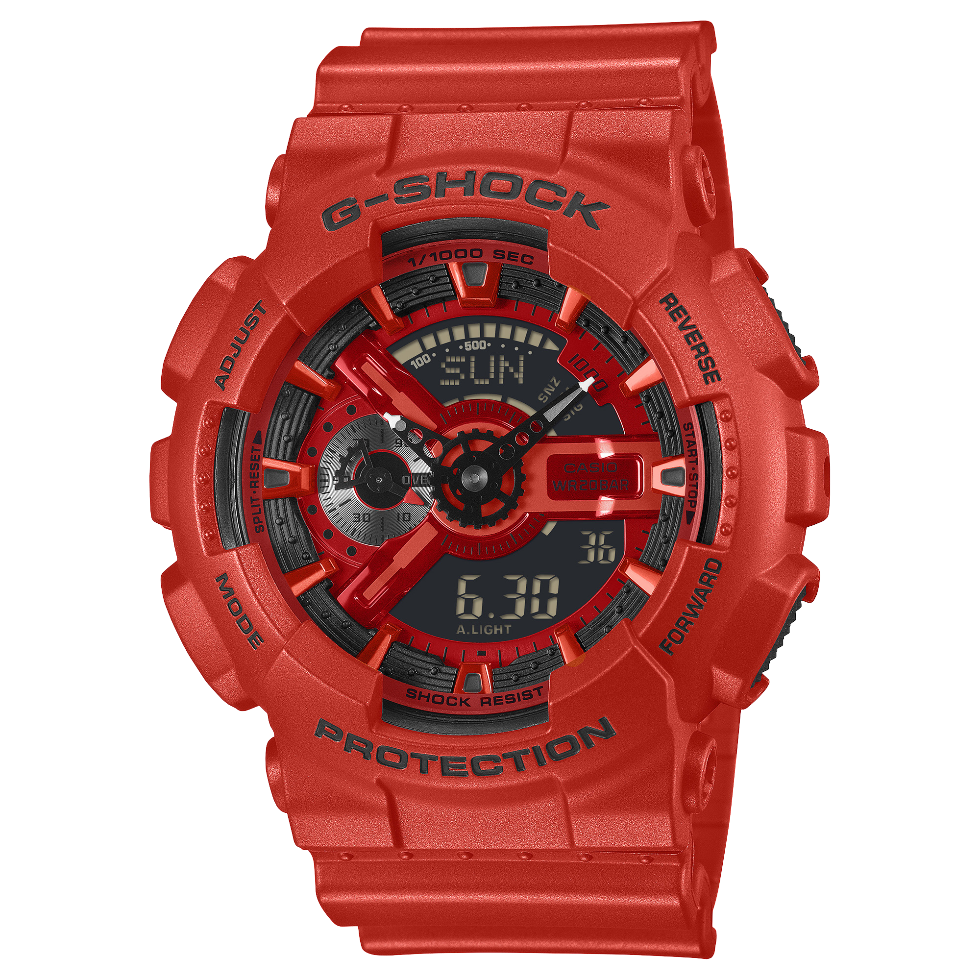 G-Shock GA110 Ana-Digi Iconic Red | Watches.com