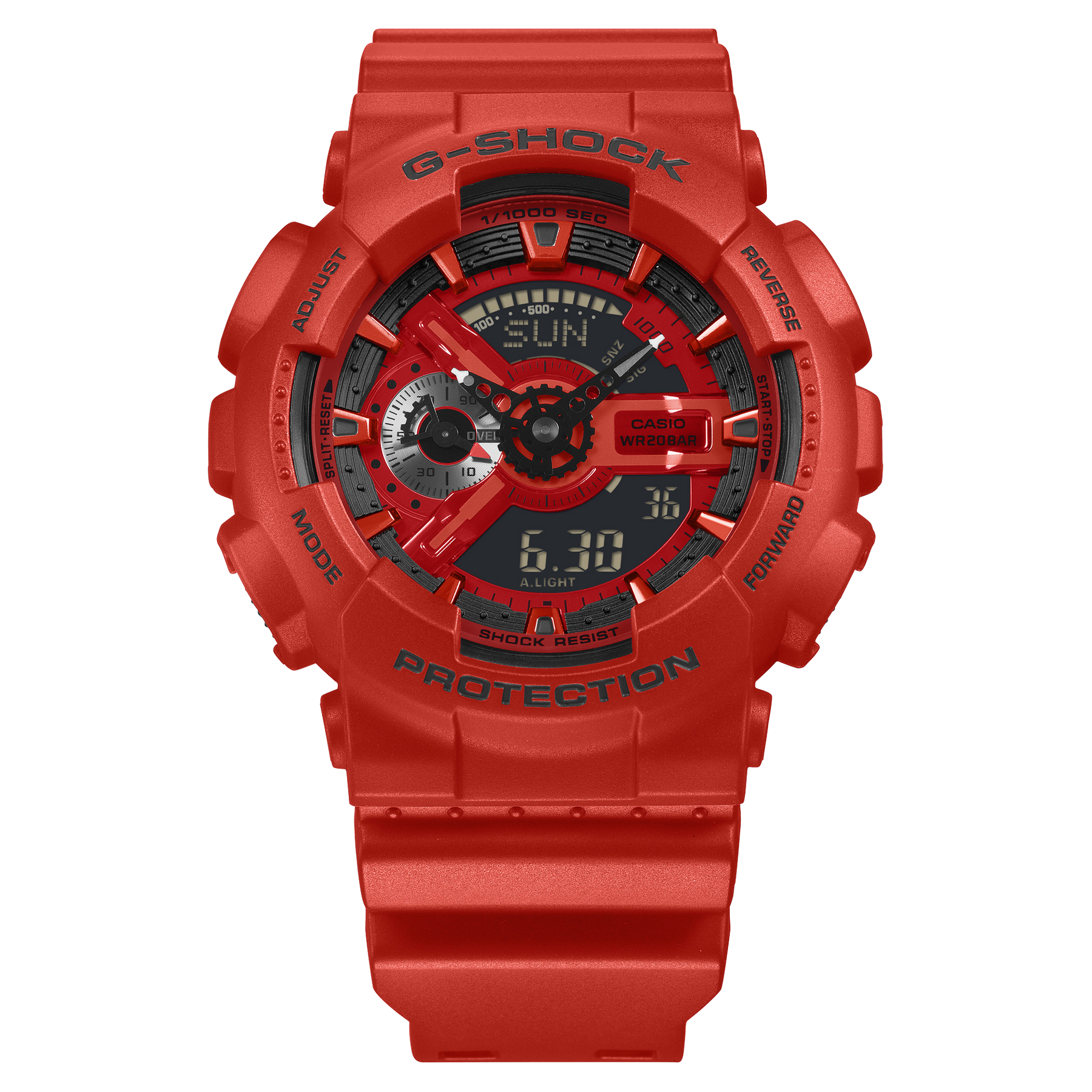 G-Shock GA110 Ana-Digi Iconic Red | Watches.com