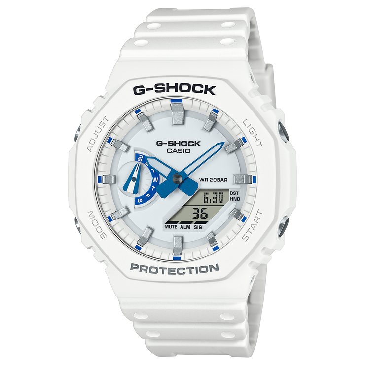 G-Shock GA2100 Hidden Glow Ana-Digi White