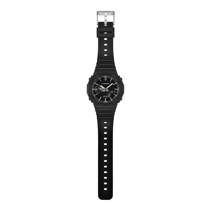 G-Shock GA2100 Luxe Black Ana-Digi All Black | Watches.com