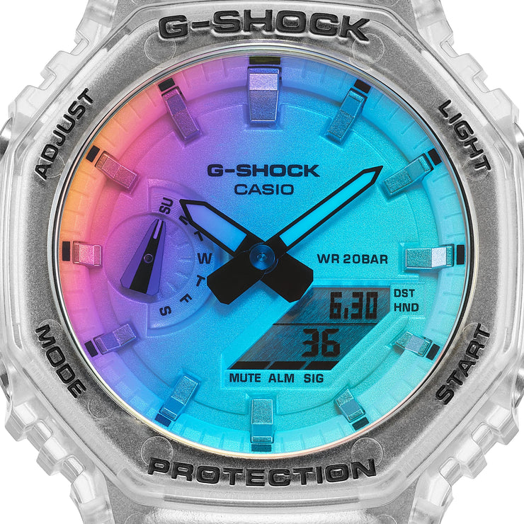 G-Shock GA2100 Vaporized Ana-Digi Clear