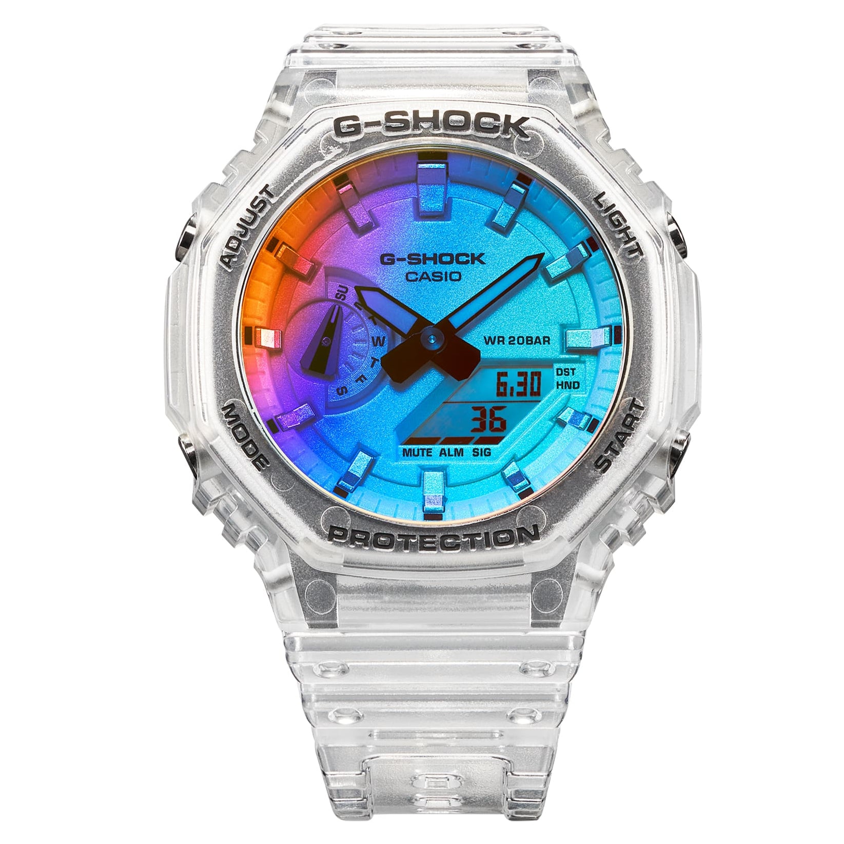 G-Shock GA2100 Vaporized Ana-Digi Clear