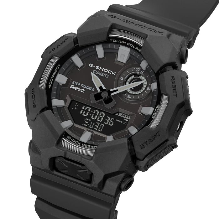 G-Shock GAB010 Ana-Digi All Black angled shot picture