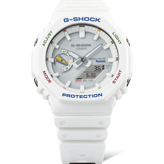 G-Shock GAB2100 Ana-Digi White angled shot picture