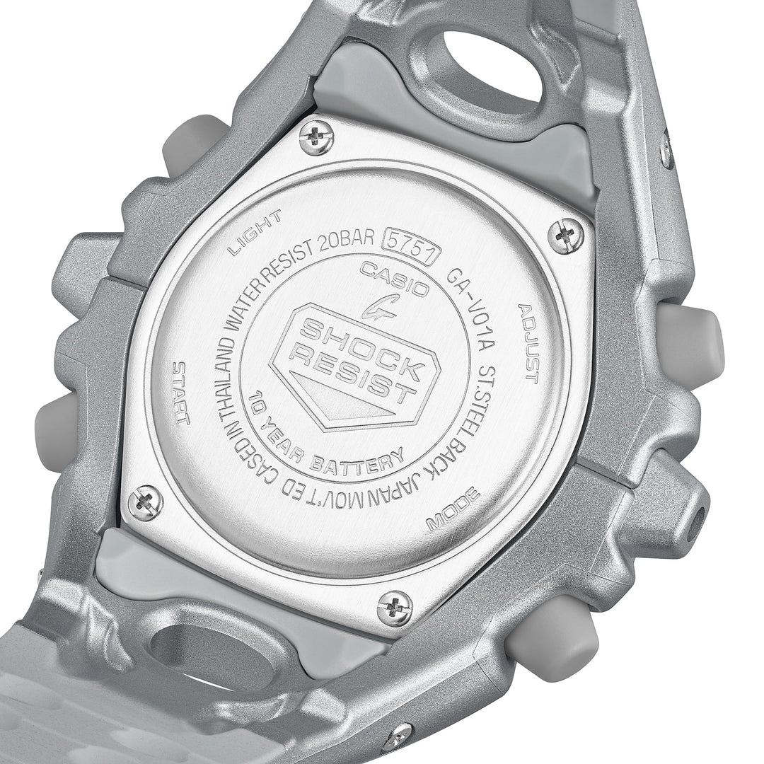 G-Shock GA-V01 Ana-Digi Silver | Watches.com