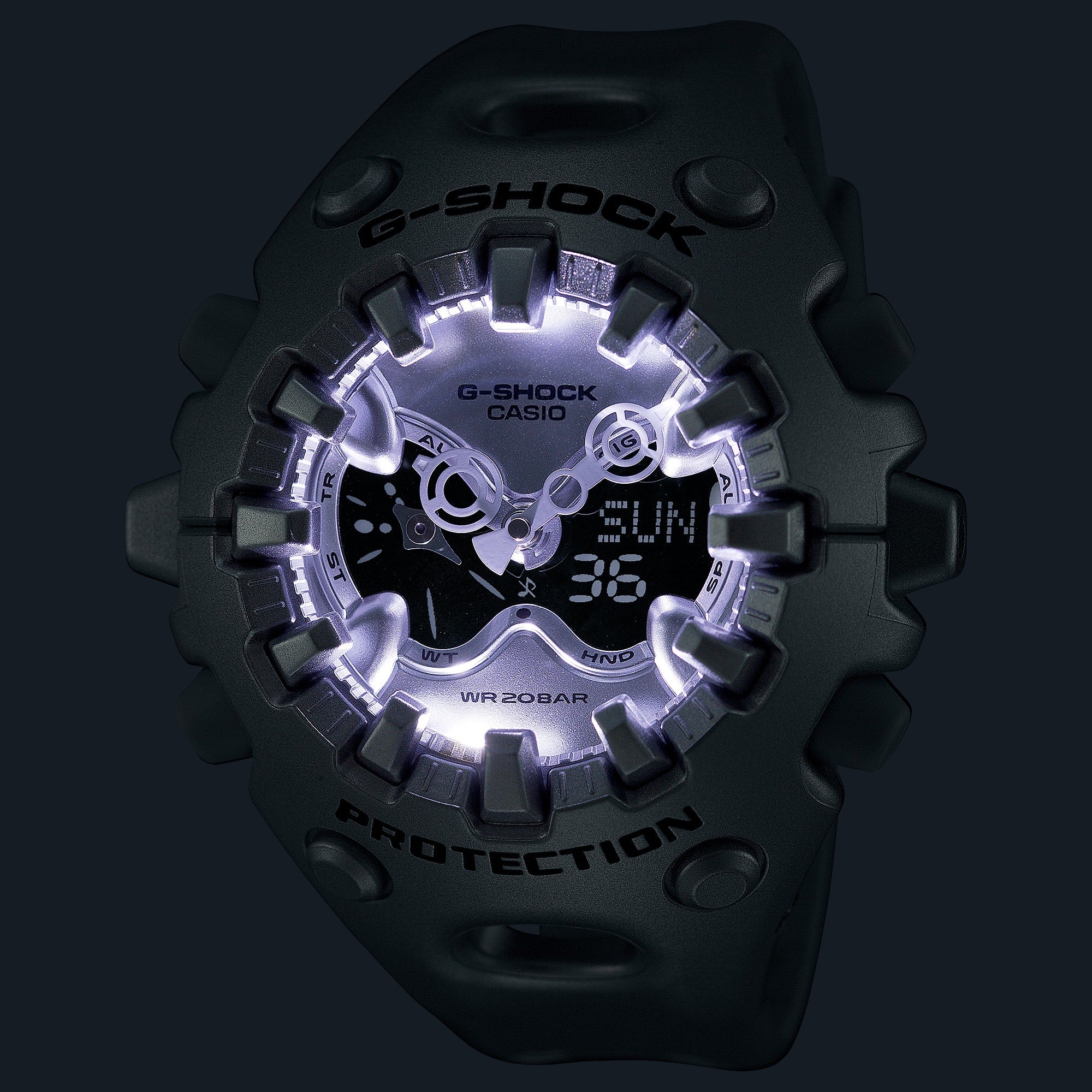 G-Shock GA-V01 Ana-Digi Silver | Watches.com