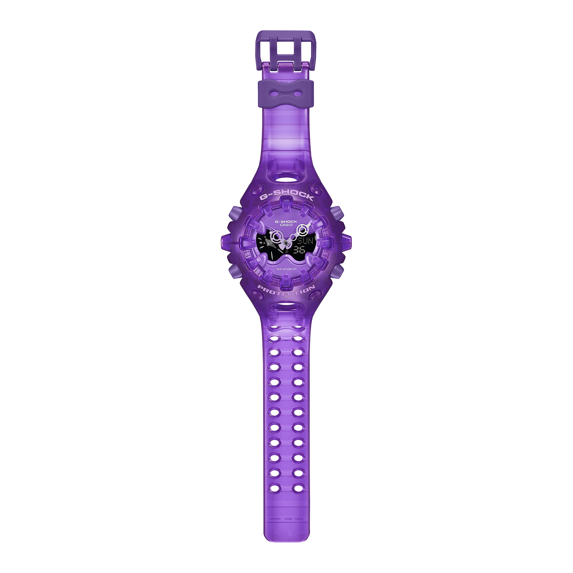 G-Shock GAV01SKE Transparent Ana-Digi Purple | Watches.com