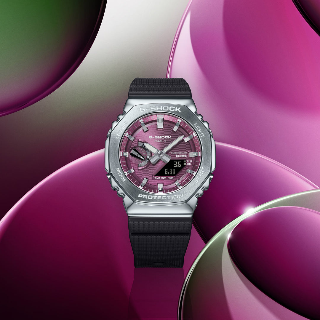 G-Shock GBM2100 G-Steel Ana-Digi Wine | Watches.com