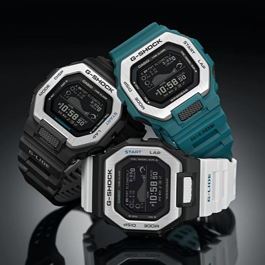 G-Shock G-Lide Tidal Connected GBX100-2 Teal Silver | Watches.com