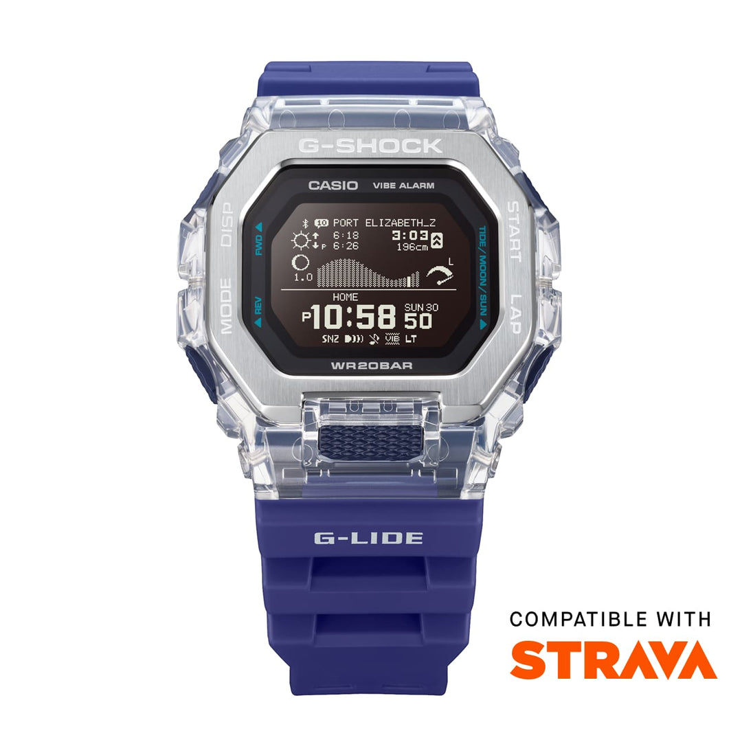 G-Shock GBX100 G-Lide Digital Natural Surf Blue