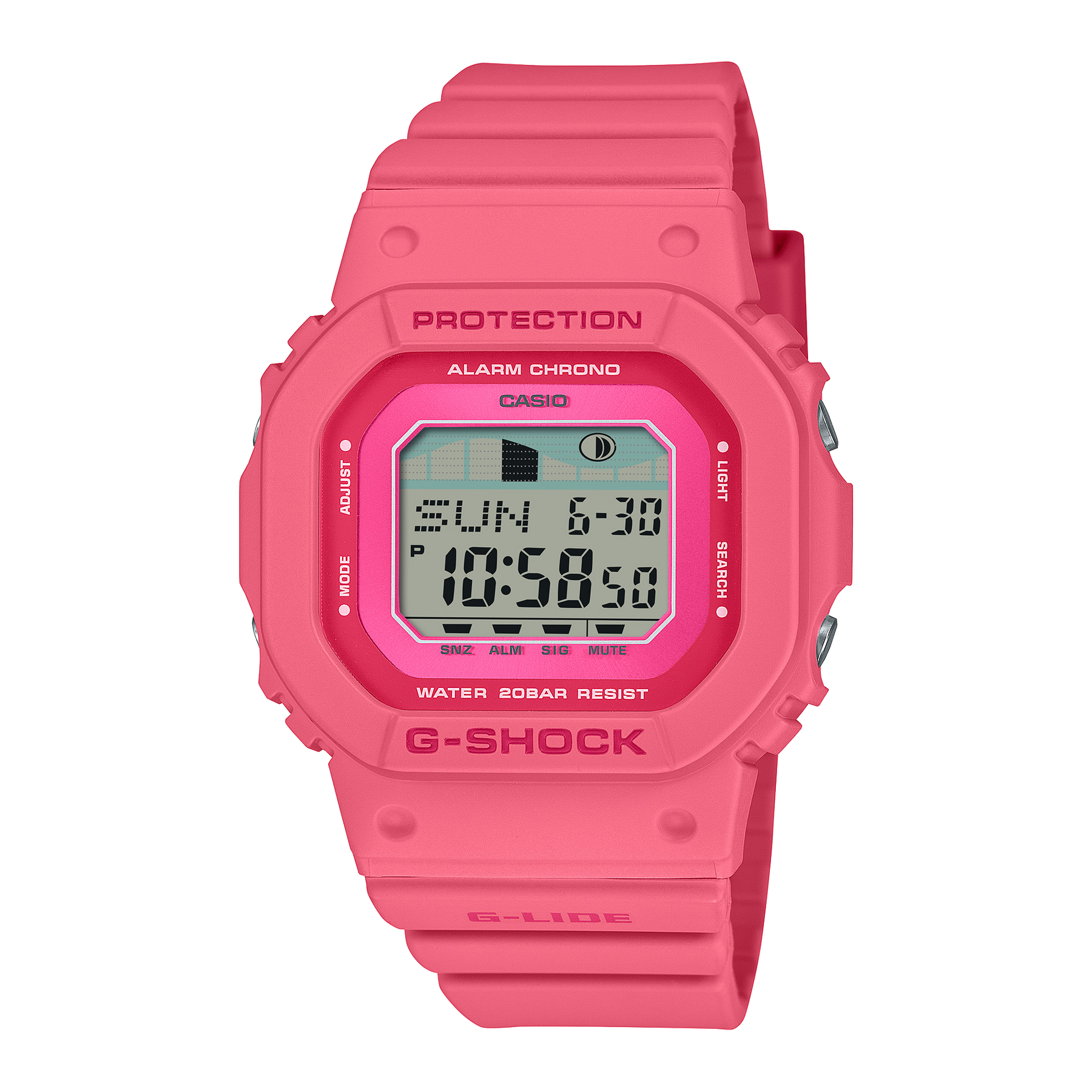 G-Shock GLXS5610 G-Lide Digital Pink | Watches.com G-Shock GLXS5610 G-Lide Digital Pink | Watches.com