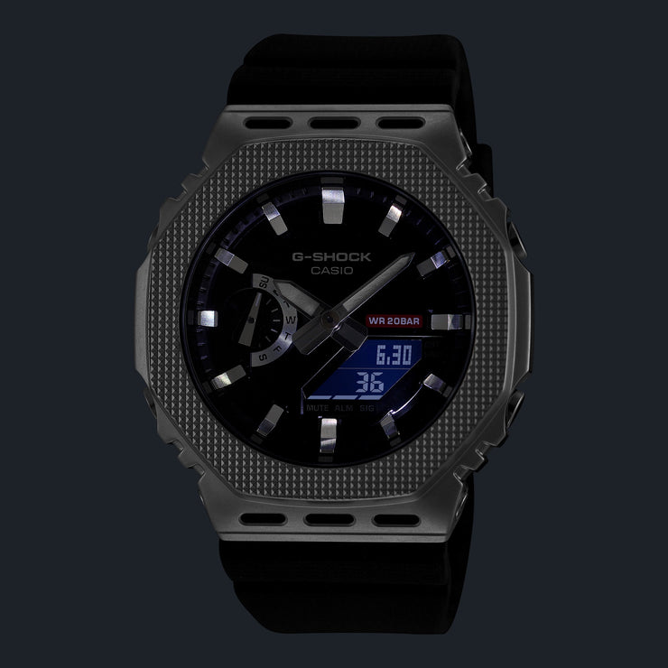 G-Shock GM2100 G-Steel Ana-Digi Black | Watches.com