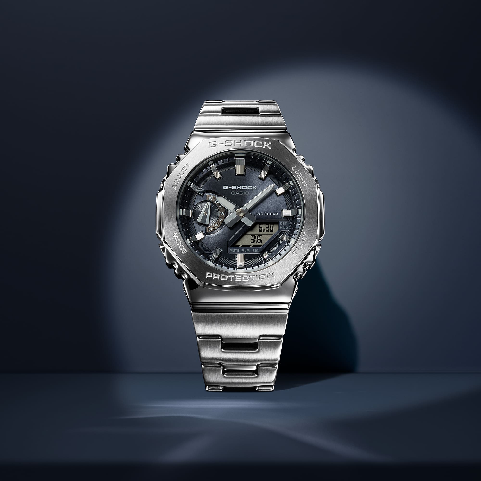 G-Shock GM2100D G-Steel Ana-Digi Gray | Watches.com