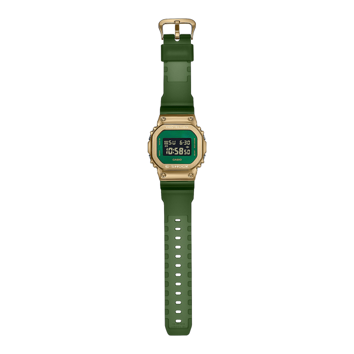 G-Shock GM5600 Gold Green angled shot picture