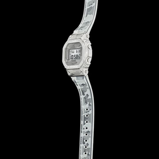 G-Shock GM5600SCM Metal Camo Silver Clear | Watches.com