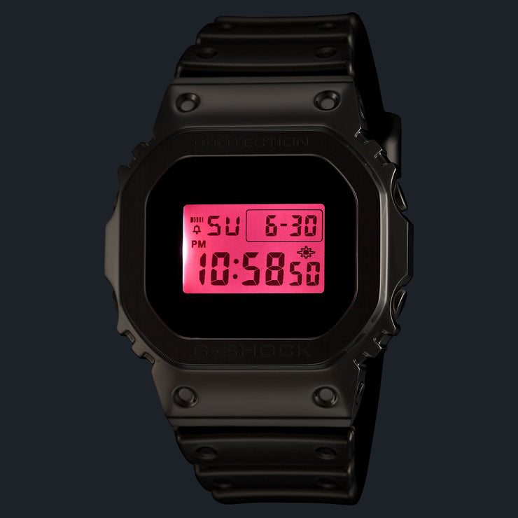 G-Shock GM5600 Digital Fine Metallic Silver Red | Watches.com