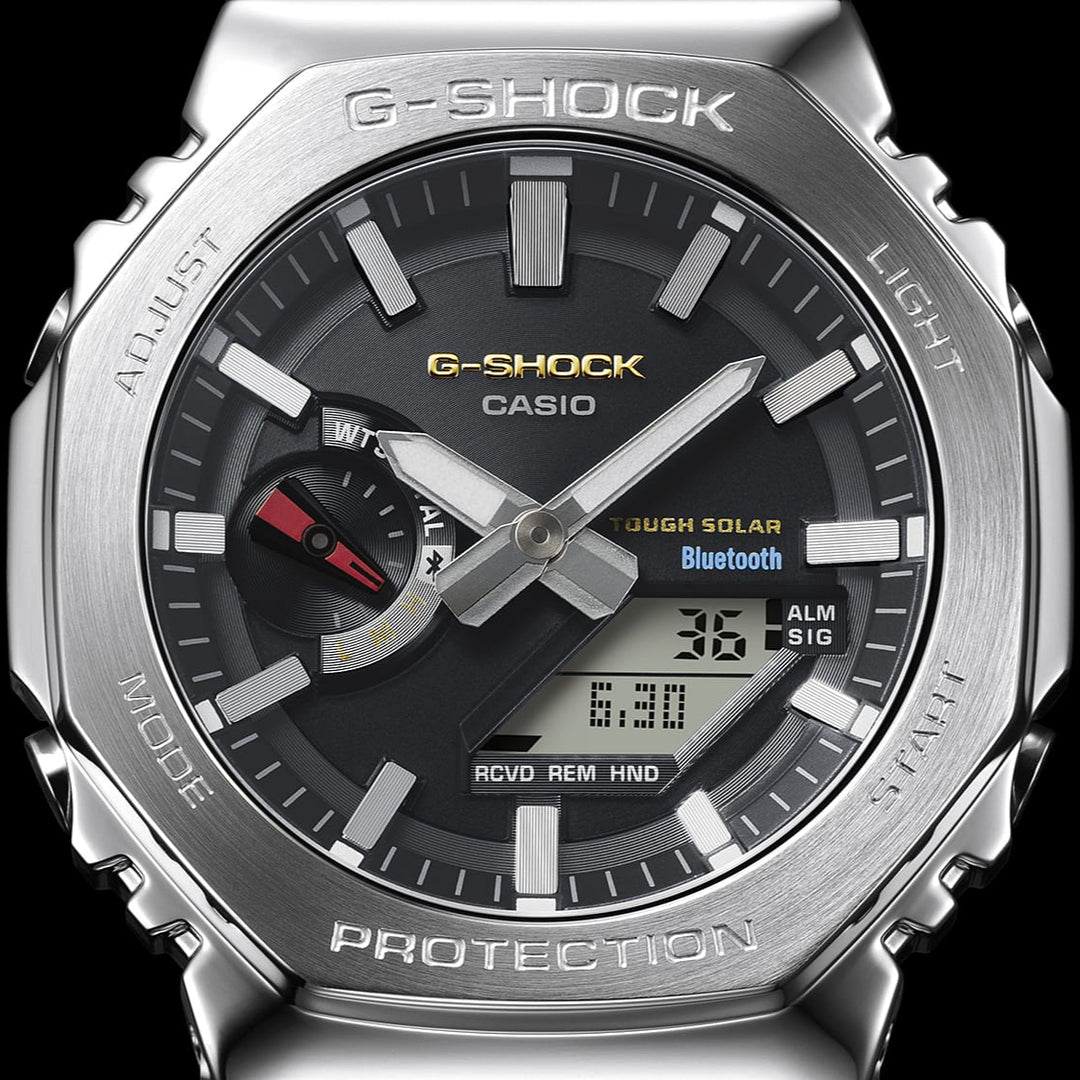 G-Shock GMB2100 Full Metal Ana-Digi Silver | Watches.com