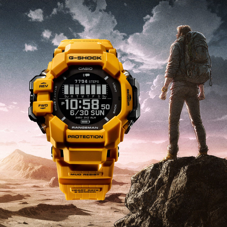 G-Shock GPRH1000 Rangeman GPS Solar Yellow