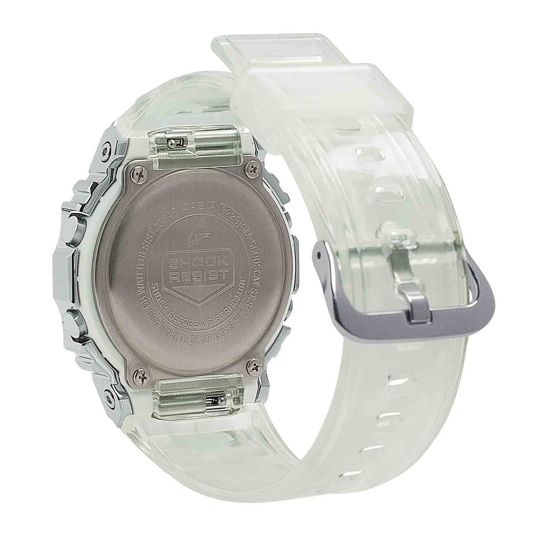 G-Shock GM5600SCM Metal Camo Silver Clear | Watches.com