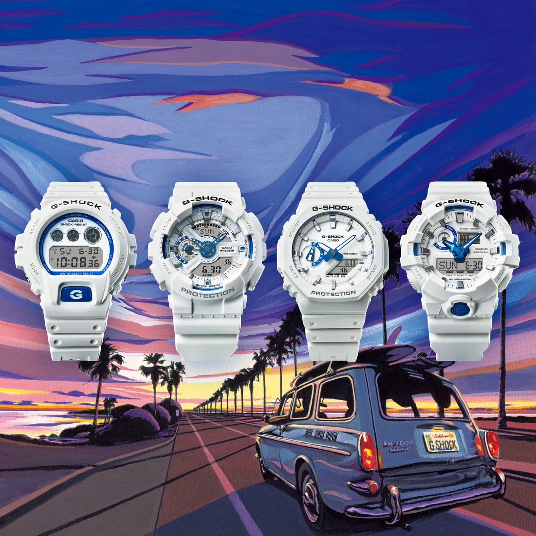 G-SHOCK for ANA オリジナルモデル 限定 白 ANA就航地の3レターコードデザインが映える『G-SHOCK for ANA