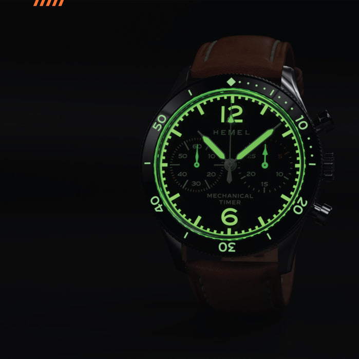 Hemel Air Defense Chronograph angled shot picture