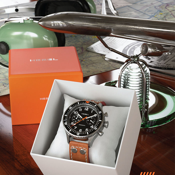 Hemel HFT20 VK64 Chronograph Black angled shot picture