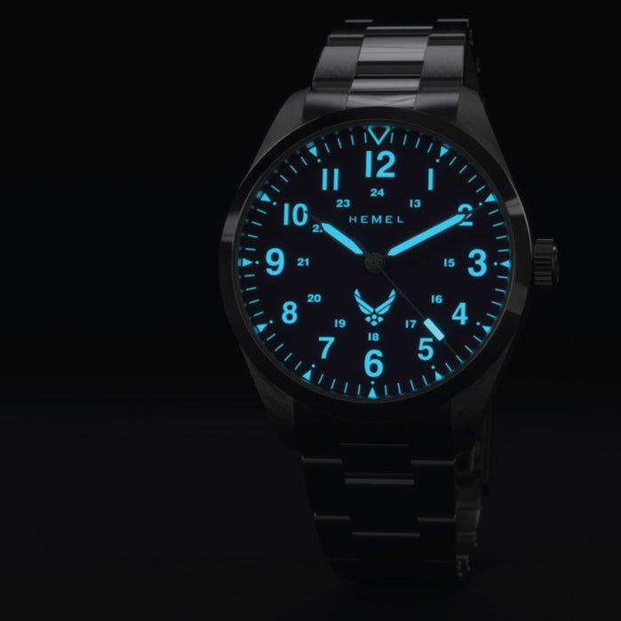 Hemel Gallant USAF Automatic Special Edition Blue angled shot picture
