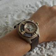 The Electricianz Nomad Z 42mm Brown Leather