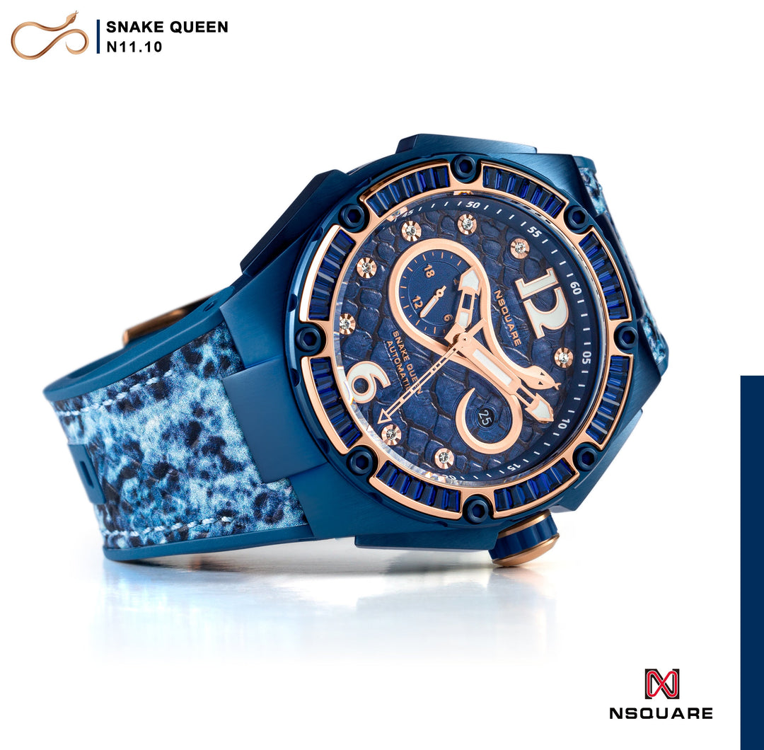 Nsquare SnakeQueen Automatic 46mm Empress Blue | Watches.com