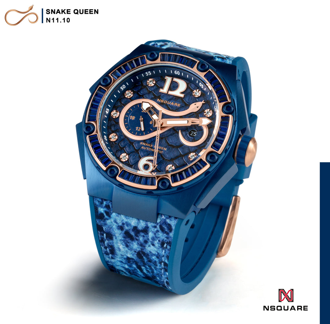 Nsquare SnakeQueen Automatic 46mm Empress Blue | Watches.com