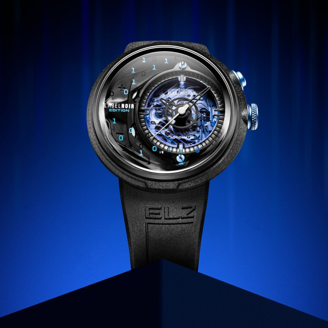 The Electricianz The Label Noir Edition Rubber | Watches.com