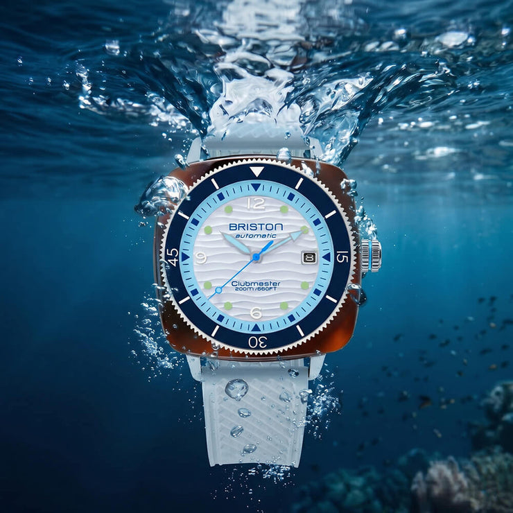 Briston Clubmaster Legend Diver Ocean Automatic White 261740.SA.T