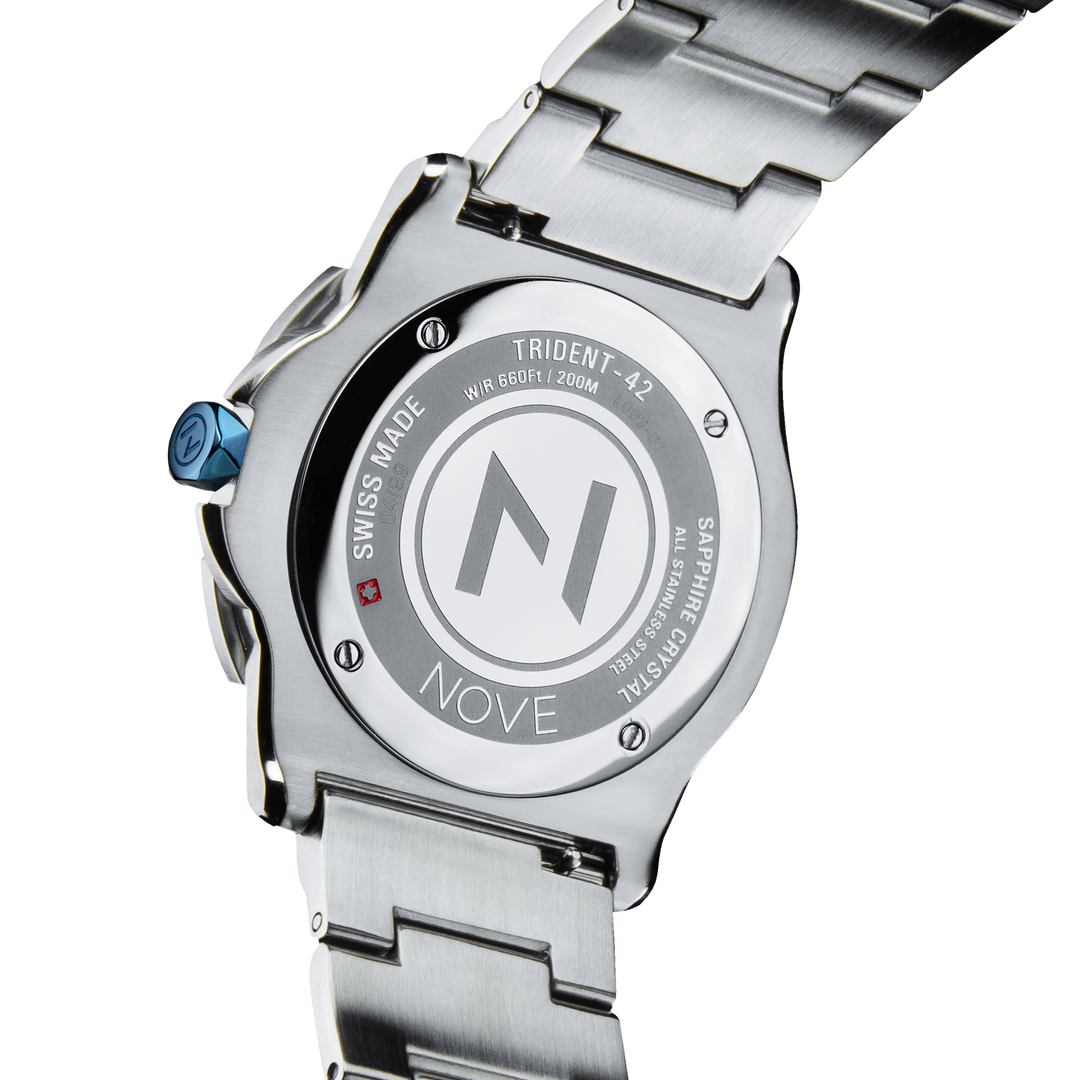 NOVE Trident 42mm Ice Blue Limited Edition – Watches.com