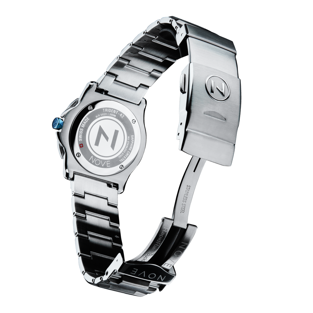 NOVE Trident 42mm Ice Blue Limited Edition – Watches.com