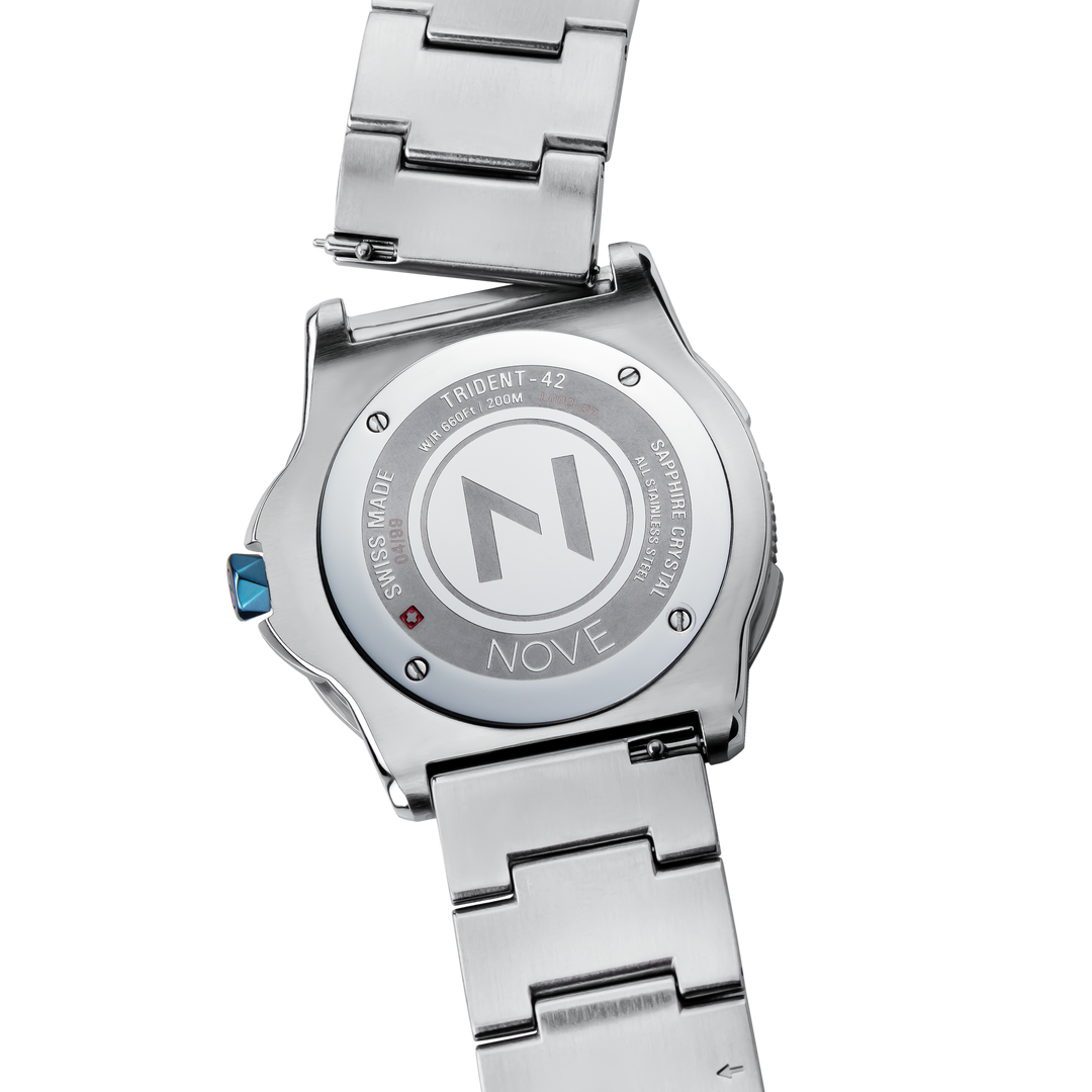 NOVE Trident 42mm Ice Blue Limited Edition – Watches.com