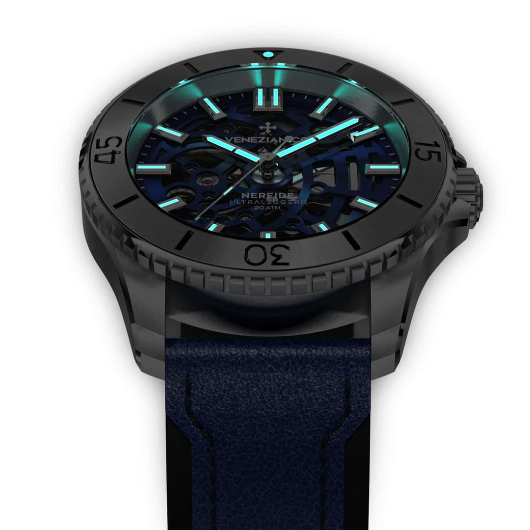 Venezianico Nereide Ultraleggero 42mm Skeleton Automatic Blue