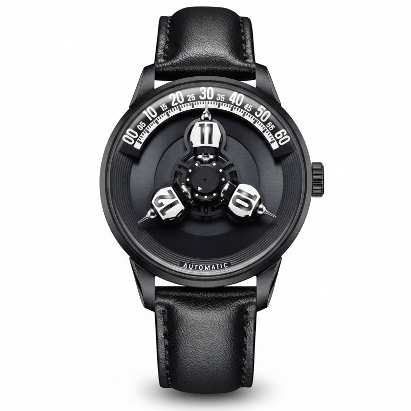 Vortichron TimeOrb 3D Wandering Hour Midnight Black Limited