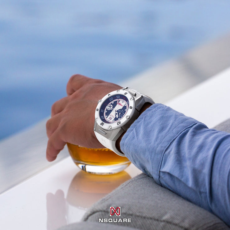 Nsquare Dynamic Race Automatic 46mm Ceramic White