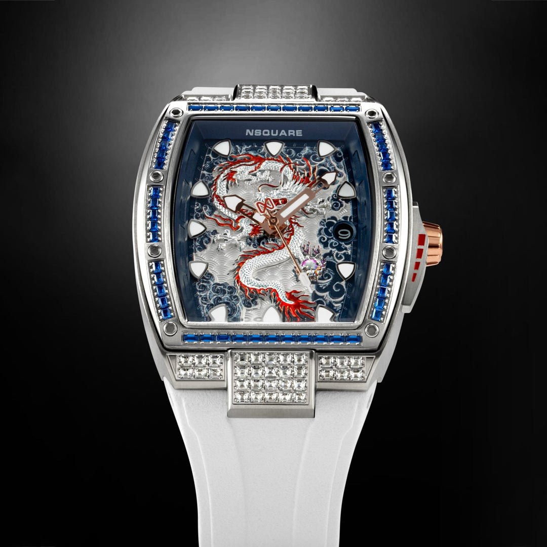 Nsquare Dragon Overloed Automatic 44mm White – Watches.com
