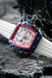 Nubeo Magellan Chronograph NASA Satellite White Limited Edition
