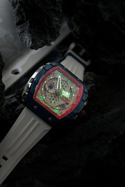 Nubeo Magellan Chronograph NASA Satellite White Limited Edition