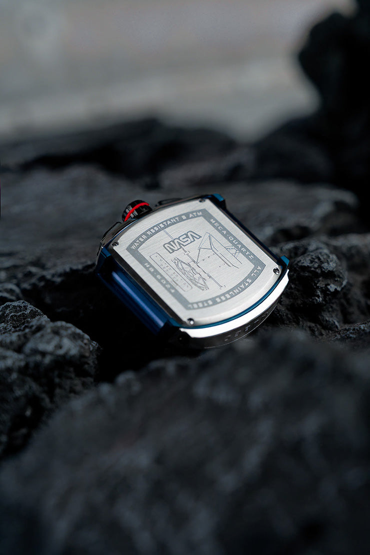 Nubeo Magellan Chronograph NASA Satellite White Limited Edition