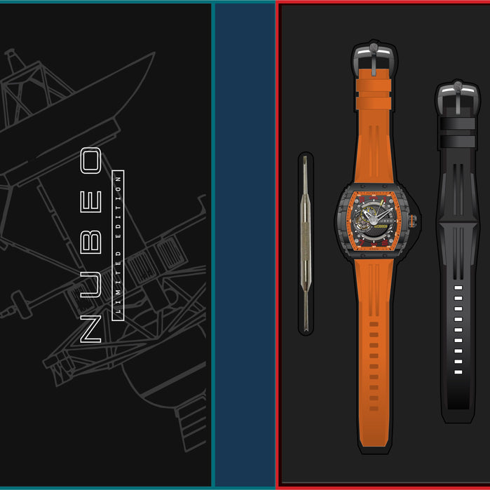 Nubeo Space Magellan Automatic Limited Edition Mandarin angled shot picture
